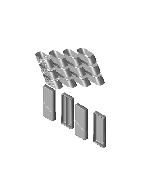 Slide Lock Case - Single Dovetail Version 3d model