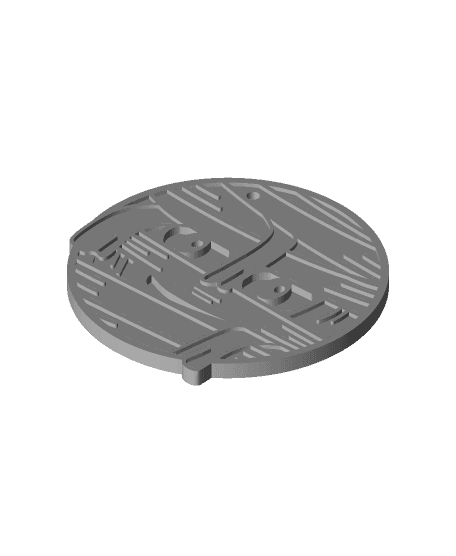 Remix of Monster Coasters - Mummy into Keychain 3d model