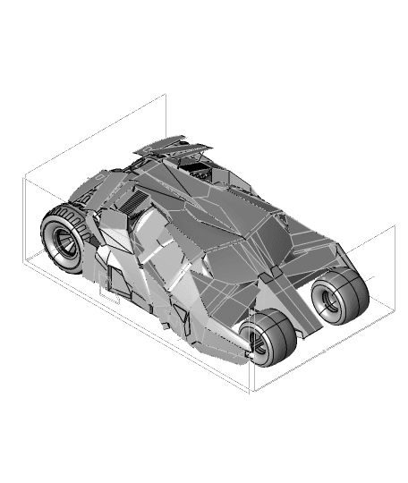 Batmobile Tumblr (2).stp 3d model