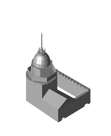Maiden's Tower (Bosphorus) 3d model