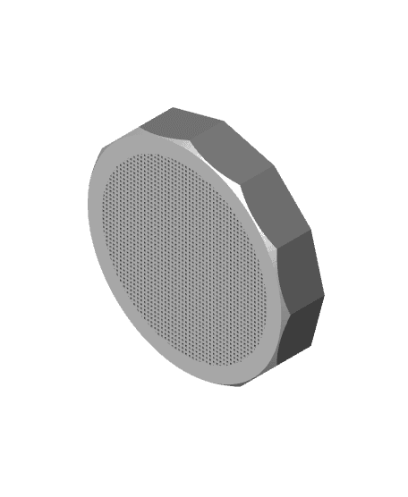 Mason Jar Wide Extra Small Hole 3d model