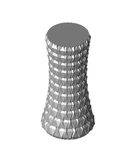 Wide Multifaceted Vase by 3dprintbunny full viewable 3d model