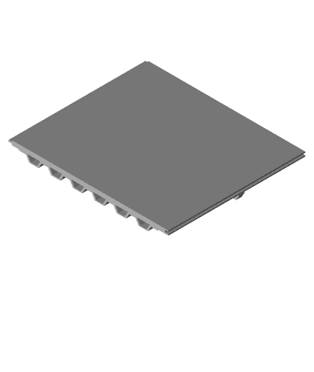 Extendable Hex Shelf v2  3d model