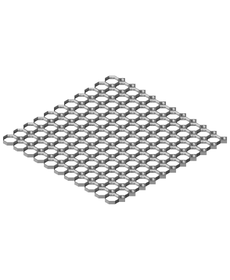 11x11 Remix of 8x8 Multiboard Core Tile 3d model