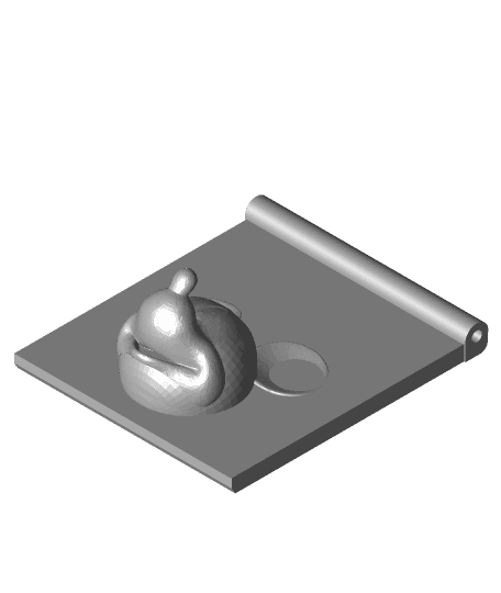 Mouse trap door for glass jar - Ironic version 3d model