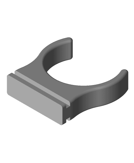 Parameterizable plinth clamps 3d model