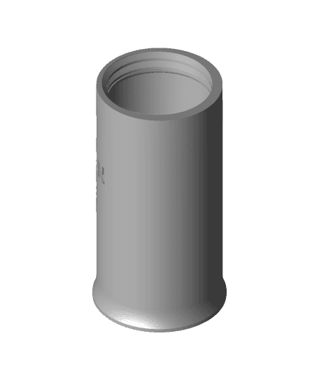 Shaker Container with Screw on Lid 3d model