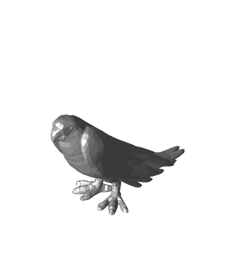 Low Poly Parrot 3d model