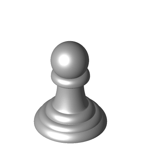 Pawn 3d model