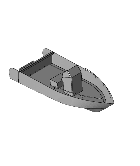 Fishing Boat 7.0m 3d model