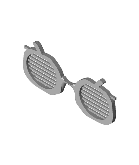 Vegan Clout Goggles #HalloWearables #HalloWearable 3d model