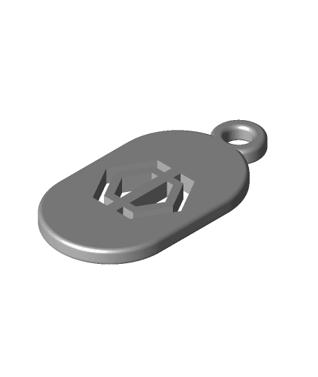 Hex Key Fob by Kwgragsie full viewable 3d model