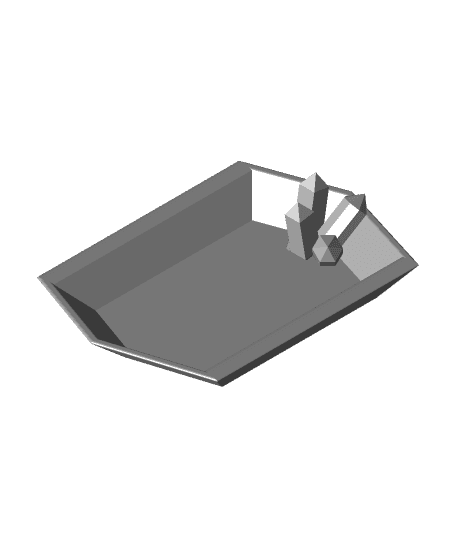 Wide Gem Tray  3d model