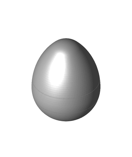Customizable Puzzle Egg by tmackay full viewable 3d model