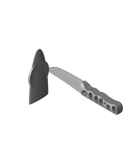 Tactical Knife prop by gavinmeister279 full viewable 3d model