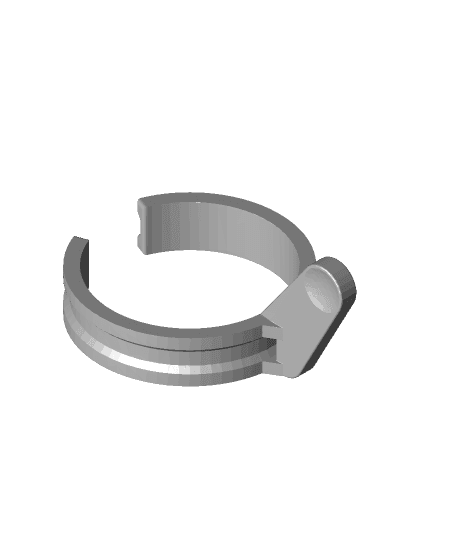RC one-handed thumb steering adapter (DX5C) by zanthrax81 full viewable 3d model