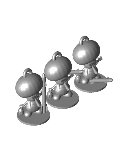Missile Toads Deal With It 3d model