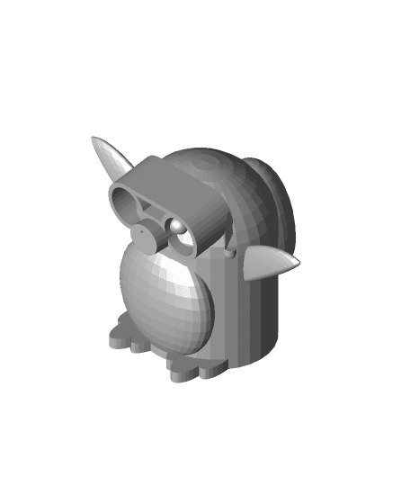 cute Penguins Bird 3d model