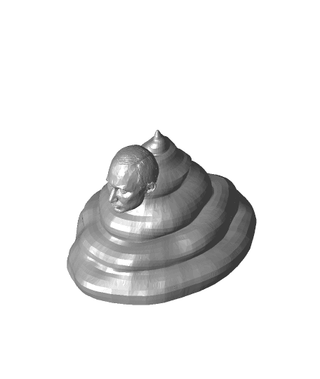 Putin The Poo - 3D Model ART - Stand With Ukraine - POOtin by HAMILTONFAN22 full viewable 3d model