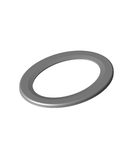 Oval Picture Frame 2-Part Template. 3d model