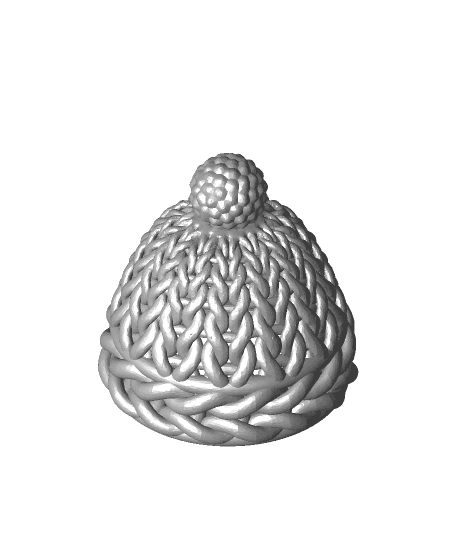 Knitted Toque Container 3d model
