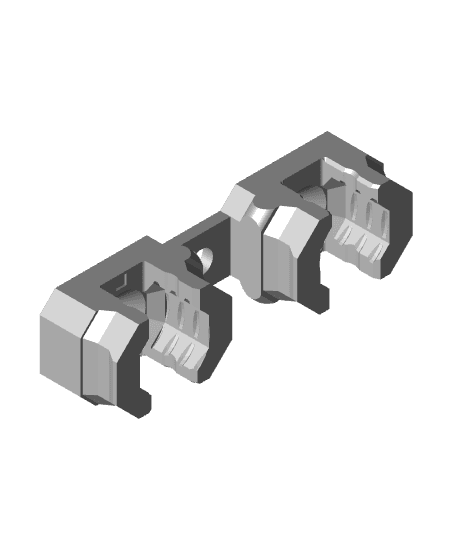 8 mm - Quad Offset Snaps (DS Part A) 3d model