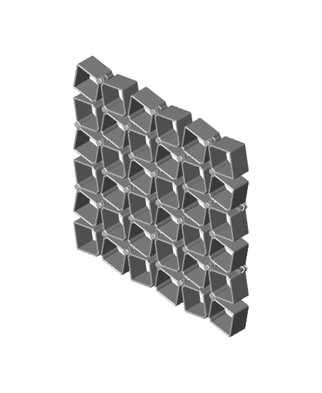 Auxetic Cubes // 30mm 6x6 3d model