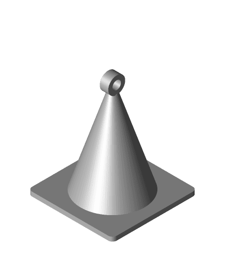 Cone shape Earing.stl 3d model