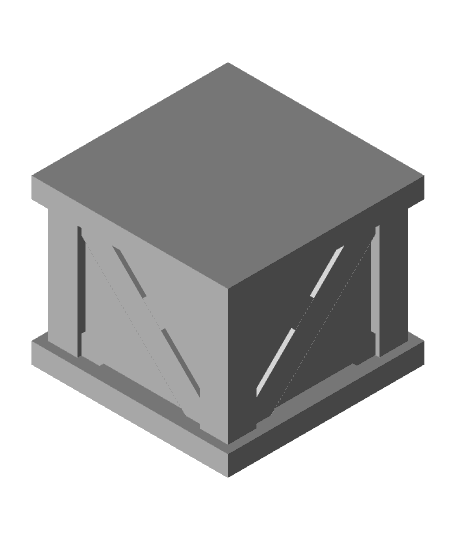 Crate Model.stl by ParZyvaL full viewable 3d model
