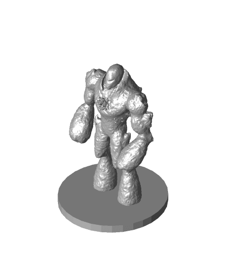 Gloomhaven Stone Golem with Base 3d model