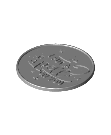 Put a Spell on You Coaster 3d model