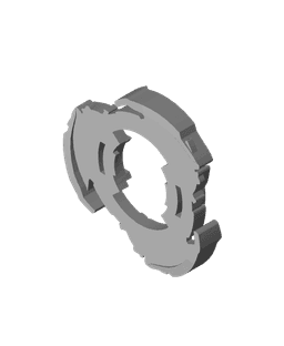 BEYBLADE DRIGER G | COMPLETE | PLASTIC GEN SERIES 3d model