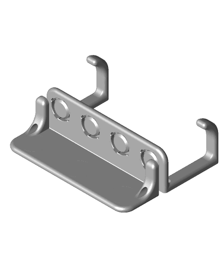 Dyson_Airwrap_Attachment_and_Tool_Holder 3d model