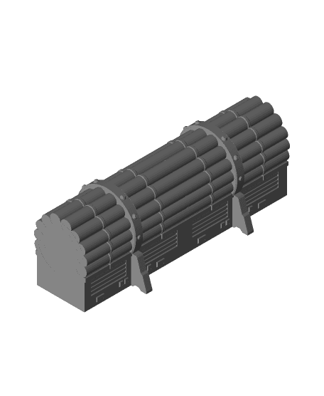 Desert Heavy Pipeline Centre Tile 3d model