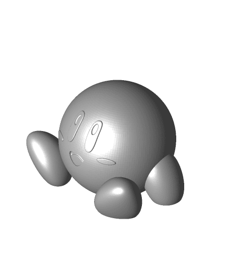 Kirby_EZ Print 3d model