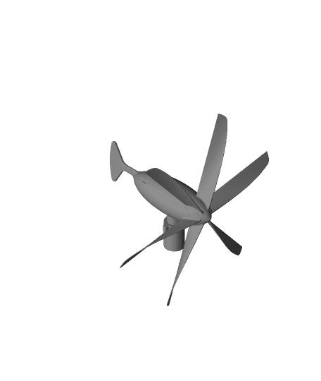 mini windturbine  3d model