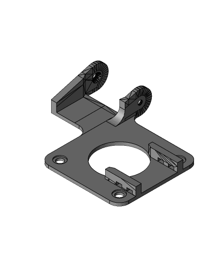 Ender 3 Cable Chain Extruder Mount 3d model