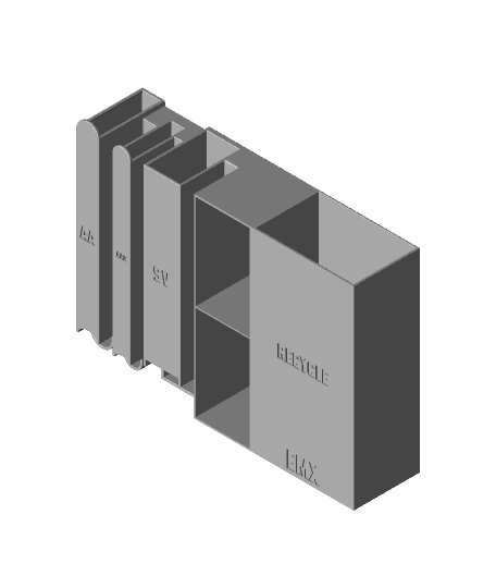 Battery Organizer 3d model