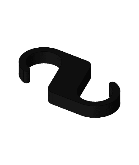 Simple Cable Hook 3d model