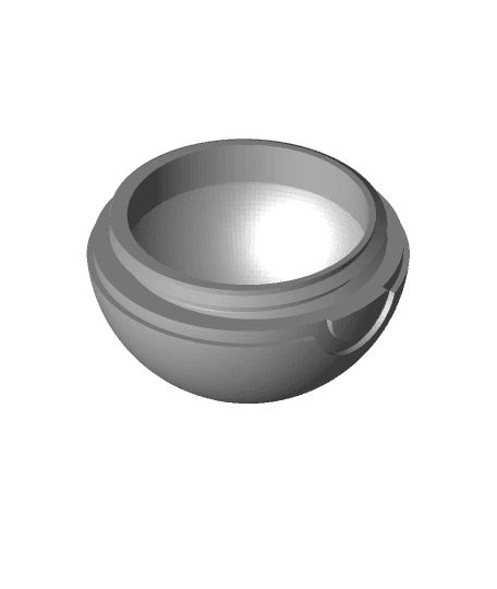 pokeball container 3d model