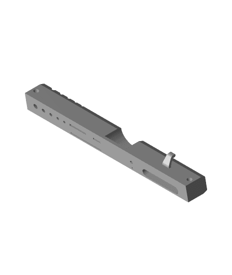 Universal Wall-Mounted Tool Holder 3d model