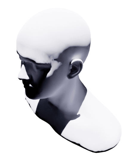 male shoulder sculpture.glb 3d model
