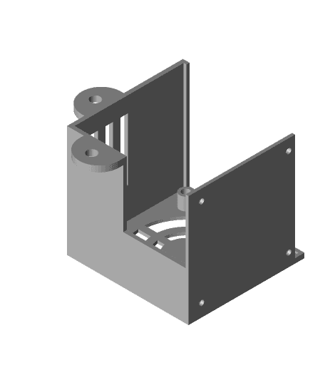 Creality CR-10 Fan Mount and Part Cooler 3d model