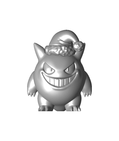 Gengar Xmas - Pokemon - Fan Art 3d model
