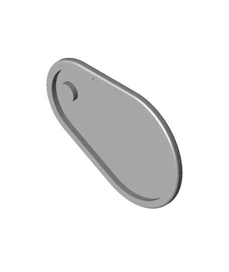  One Leisure tag holder 3d model