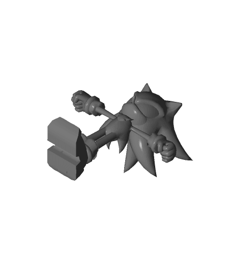 Shadow the Hedgehog by irodri6373 full viewable 3d model