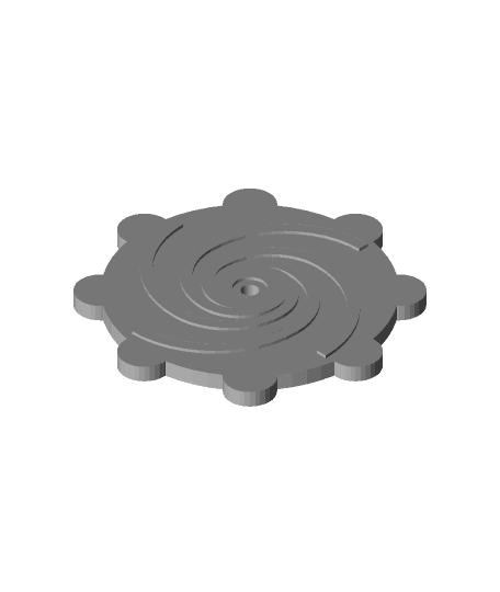 Maker Coin Fidget Spinner 3d model