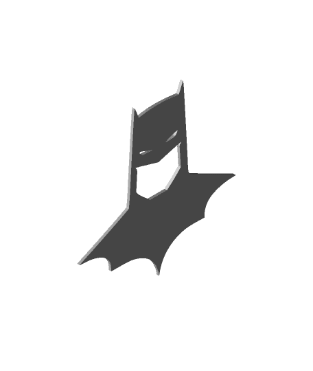 Batman 2D.stl by jefferson.moraes full viewable 3d model