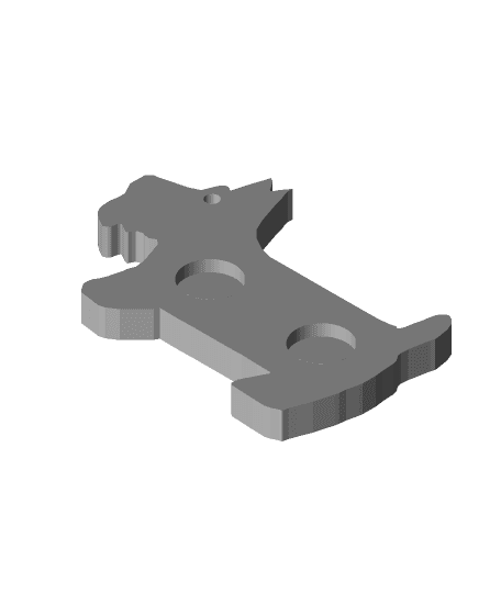 Dog Fridge Magnet by Sparkinium full viewable 3d model