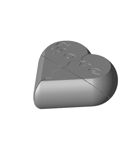 My Customized Custom Heart Box 3d model